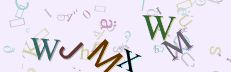 This is a captcha-picture. It is used to prevent mass-access by robots. (see: www.captcha.net)